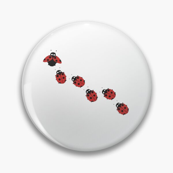 Item preview, Cute Ladybug Trail Nature Insect Cottagecore Minimalist Aesthetic T-Shirt designed and sold by TropikaArts.