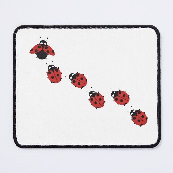 Item preview, Cute Ladybug Trail Nature Insect Cottagecore Minimalist Aesthetic T-Shirt designed and sold by TropikaArts.