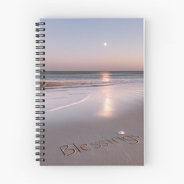 Item preview, Blessings Sand Inscription At Dusk Under Moonlit Sky designed and sold by chase-thewave.