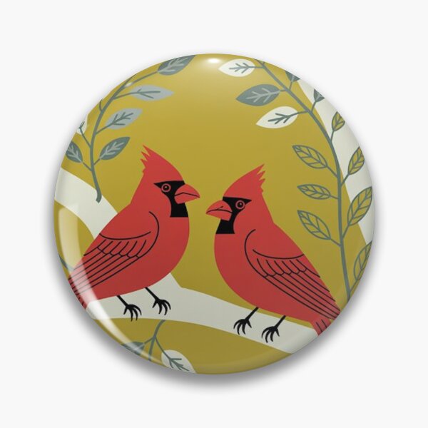 Item preview, Vintage Cardinals Among Leafy Branches designed and sold by Ed & Harmony.