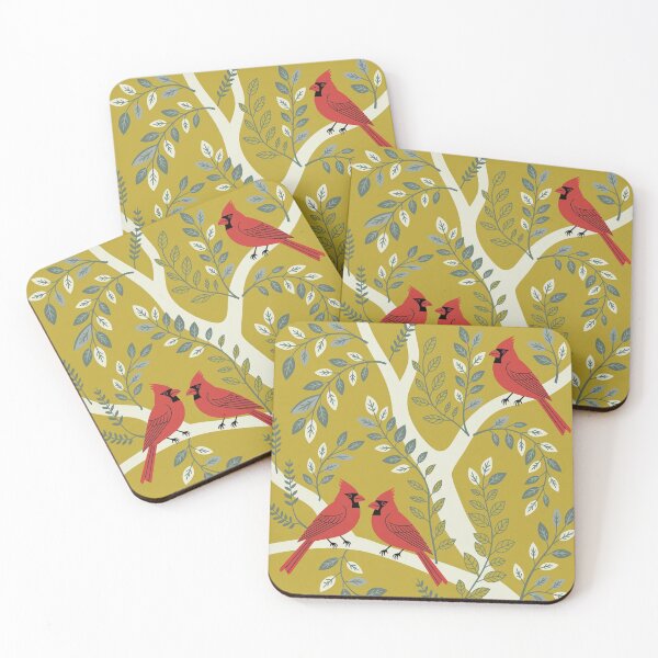 Item preview, Vintage Cardinals Among Leafy Branches designed and sold by Ed & Harmony.