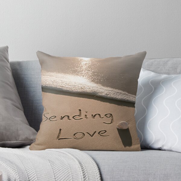 Item preview, Sending Love Sand Inscription At Sunny Shoreline designed and sold by chase-thewave.