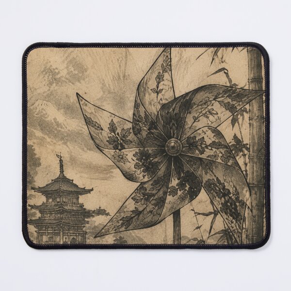 Item preview, Bamboo Pinwheel Serenity designed and sold by Silent Japan Studio.