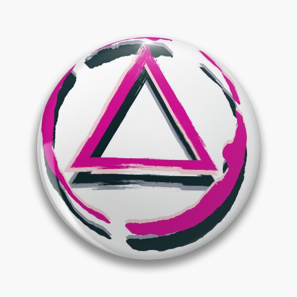 Item preview, Alcoholics Anonymous symbol ~ hot pink & black designed and sold by OmStudioz .