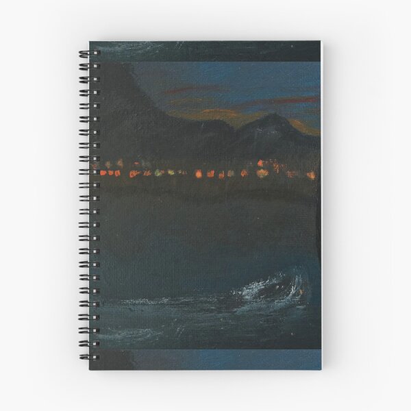 Item preview, Teleporting to the ocean view acrylic landscape painting designed and sold by LaurenMyersArtist.