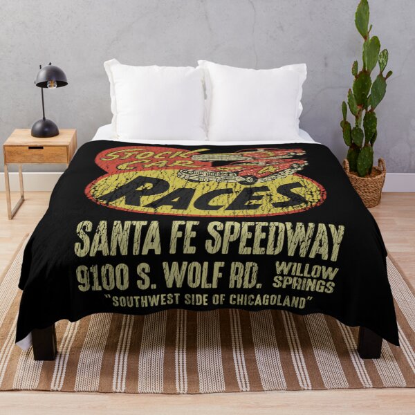 Item preview, Stock Car Races - Santa Fe Speedway Willow Springs. Worn Aged Print. designed and sold by RAZIYAGOLDE8.