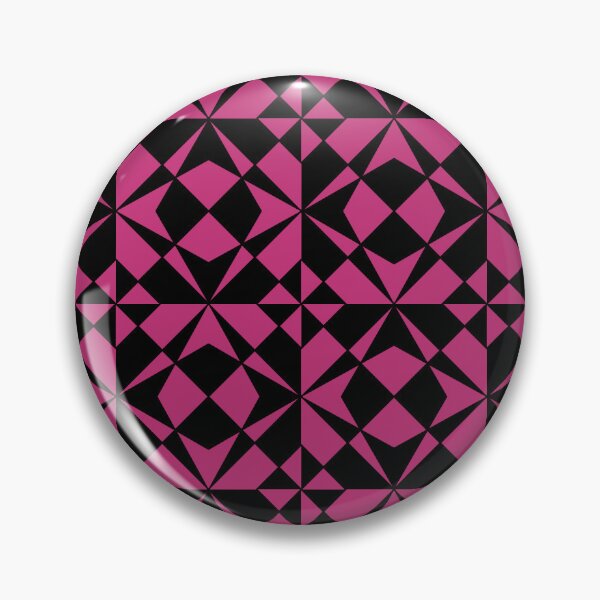 Item preview, Geometric Plaid - B&Pink designed and sold by Moonlit Datura.