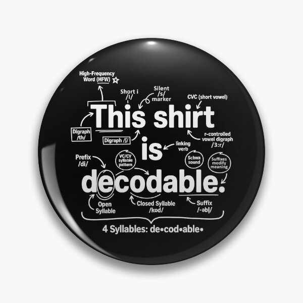 Item preview, This Shirt Is Decodable Teacher designed and sold by charoen-design.