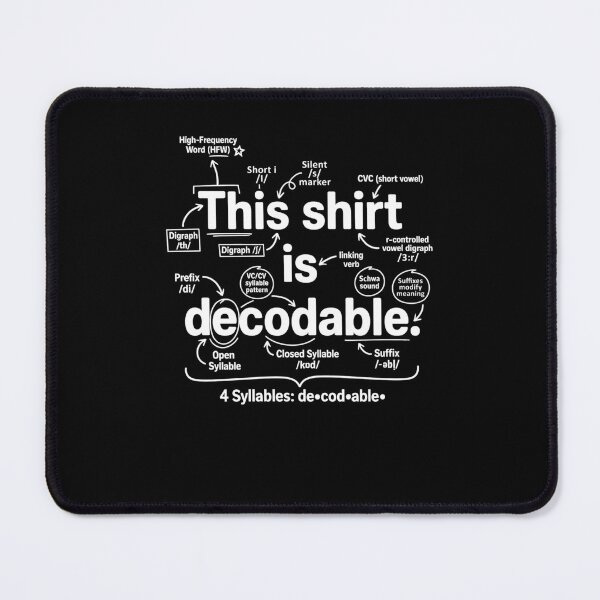 Item preview, This Shirt Is Decodable Teacher designed and sold by charoen-design.