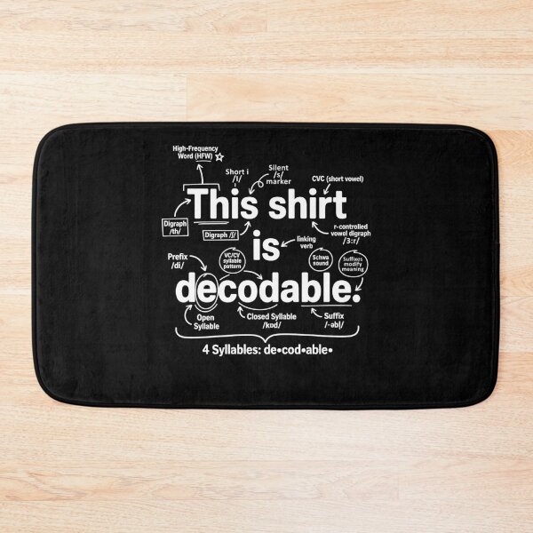 Item preview, This Shirt Is Decodable Teacher designed and sold by charoen-design.