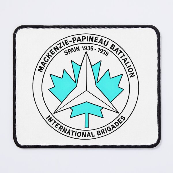 Item preview, Mackenzie Papineau Battalion International Brigades Antifascist Emblem Print designed and sold by PinUpPizzazz.