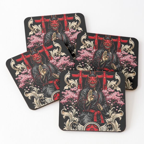 Item preview, Red Oni Kyokushin Engraving Artstyle designed and sold by mazyoy.