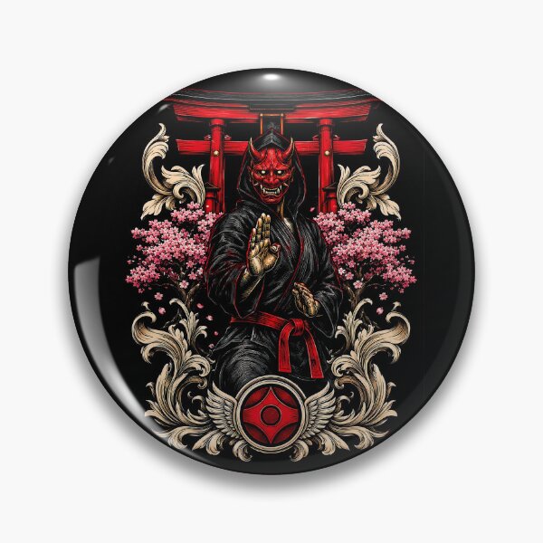 Item preview, Red Oni Kyokushin Engraving Artstyle designed and sold by mazyoy.
