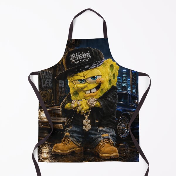 Item preview, Bikini Bottom Gangster – Streetwear Sponge Character Lowrider Art designed and sold by JRdesigns25.