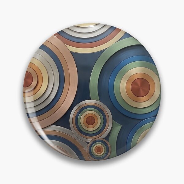 Item preview, Metallic consentric circles designed and sold by adamgu1234.