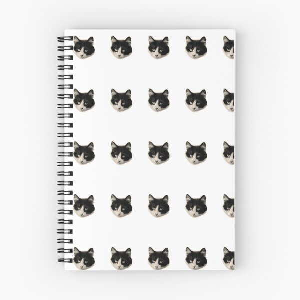 Item preview, Vintage Halftone Black & White Tuxedo Cat Cutout Graphic Sticker designed and sold by BROOSTSHIRTS.