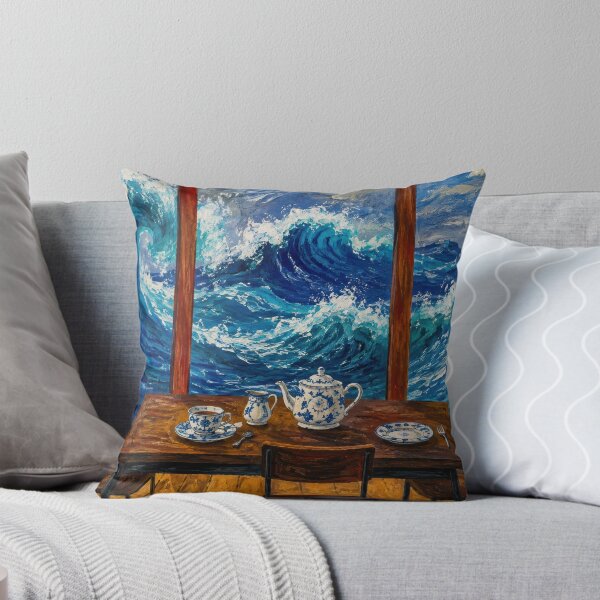 Item preview, Tea Table Facing the Stormy Sea designed and sold by boimcail.