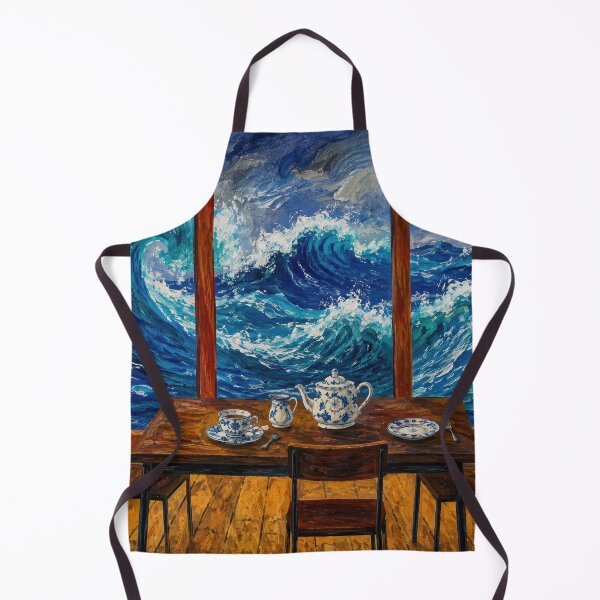 Item preview, Tea Table Facing the Stormy Sea designed and sold by boimcail.