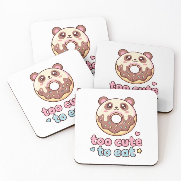 Item preview, Too Cute to Eat Cute Panda Donut Kawaii Dessert Design designed and sold by morning sun.