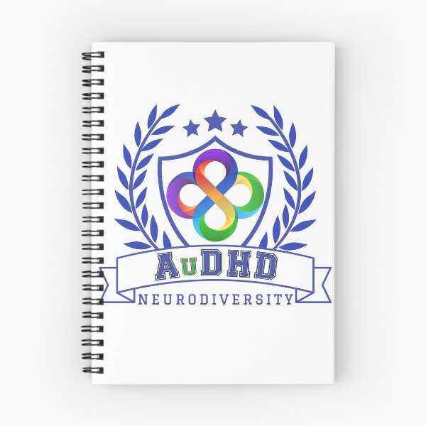 Item preview, AUDHD Neurodiversity University Logo - Navy designed and sold by Danspie.