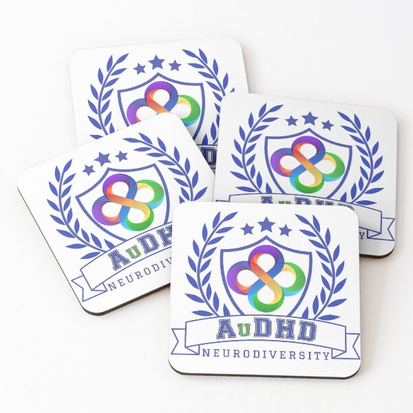 Item preview, AUDHD Neurodiversity University Logo - Navy designed and sold by Danspie.