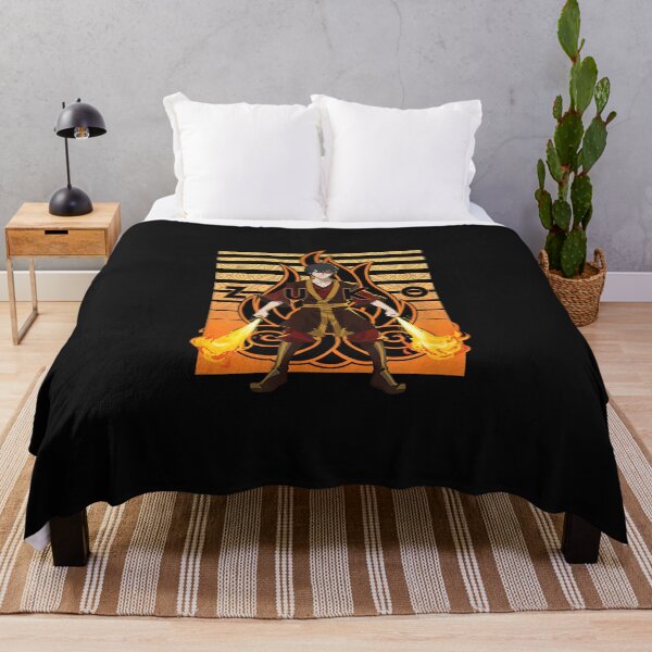 Item preview, Avatar The Last Airbender Zuko with Flames Graphic designed and sold by AbigailCorrigan.