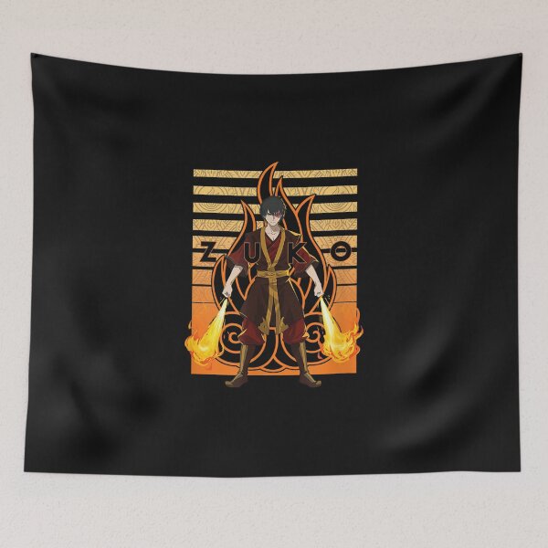 Item preview, Avatar The Last Airbender Zuko with Flames Graphic designed and sold by AbigailCorrigan.