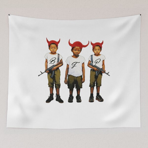 Item preview, Dark Surreal Devil Children Vintage Military Grunge Horror Art T-Shirt designed and sold by rzanhoo.