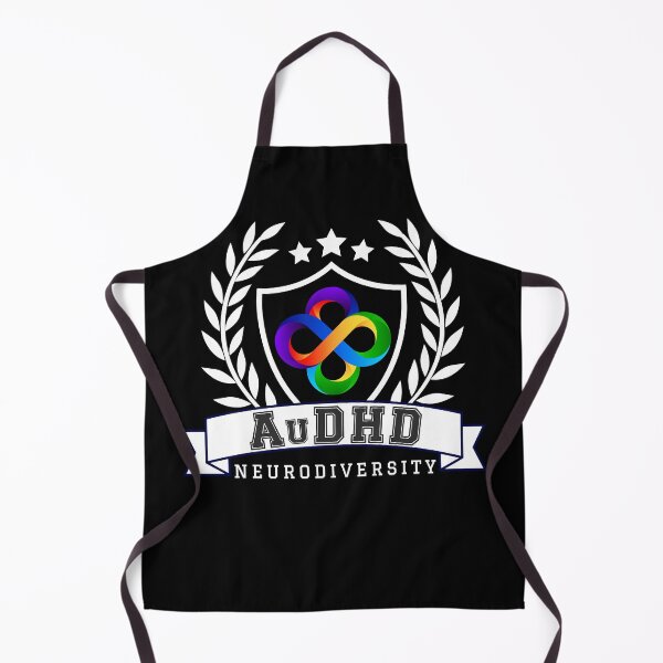 Item preview, AUDHD Neurodiversity University Logo - White designed and sold by Danspie.