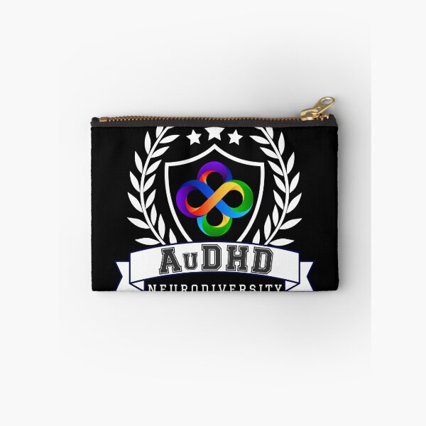 Item preview, AUDHD Neurodiversity University Logo - White designed and sold by Danspie.