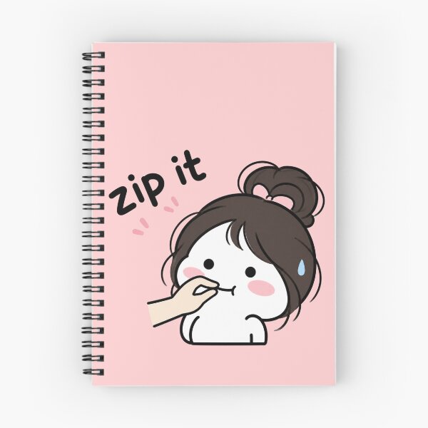 Item preview, Cute Zip It Girl Kawaii Art designed and sold by ArtivoNest.