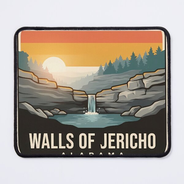 Item preview, Walls of Jericho Alabama designed and sold by DetourDgn.