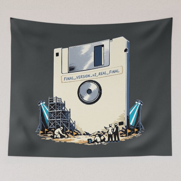 Item preview, Retro Monolith Floppy Disk designed and sold by KungPowUnicorn.