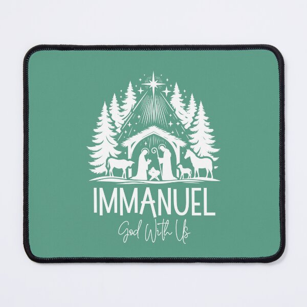 Item preview, Immanuel God With Us Merry Christmas Faith Looks Good designed and sold by FaithLooksGood.