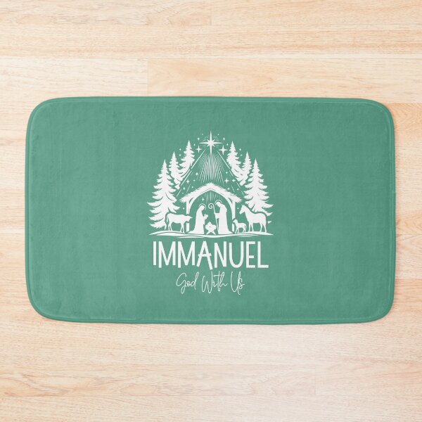 Item preview, Immanuel God With Us Merry Christmas Faith Looks Good designed and sold by FaithLooksGood.