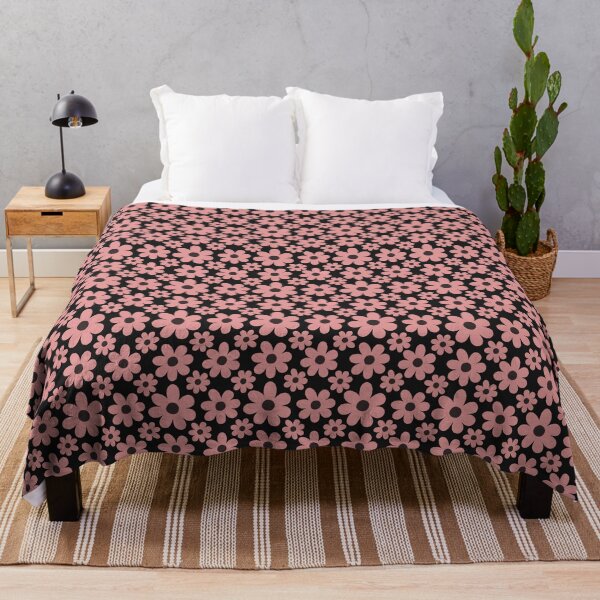 Item preview, Retro Pink Daisy Floral Pattern | Vintage 70s Groovy Pink Flowers Botanical | Minimalist Dusty Pink Daisy | Retro Spring Floral | Groovy Retro Blackpink Daisy Pattern designed and sold by VivaFy.