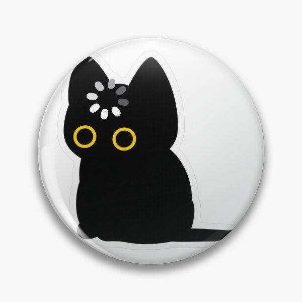 Item preview, Black Cat Void — No Thoughts, Still Loading designed and sold by AnotherSaying.