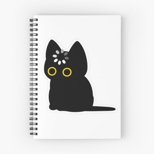 Item preview, Black Cat Void — No Thoughts, Still Loading designed and sold by AnotherSaying.