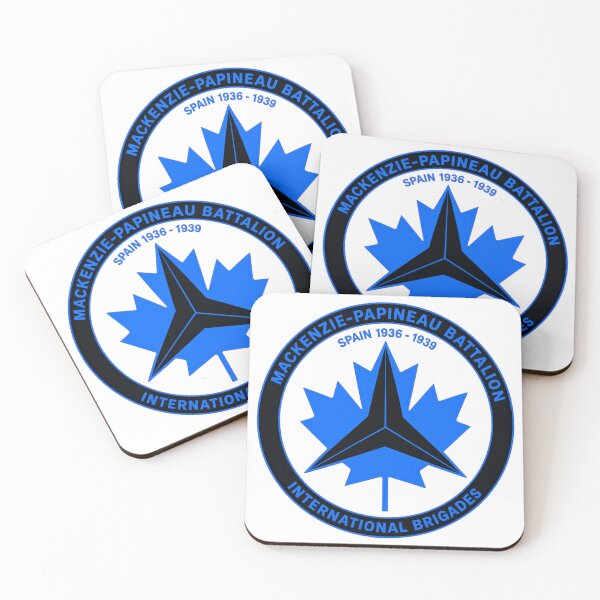 Item preview, Mackenzie Papineau Battalion International Brigades Antifascist Emblem Print designed and sold by PinUpPizzazz.