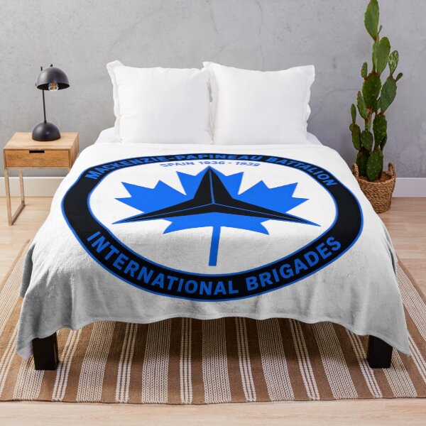 Item preview, Mackenzie Papineau Battalion International Brigades Antifascist Emblem Print designed and sold by PinUpPizzazz.