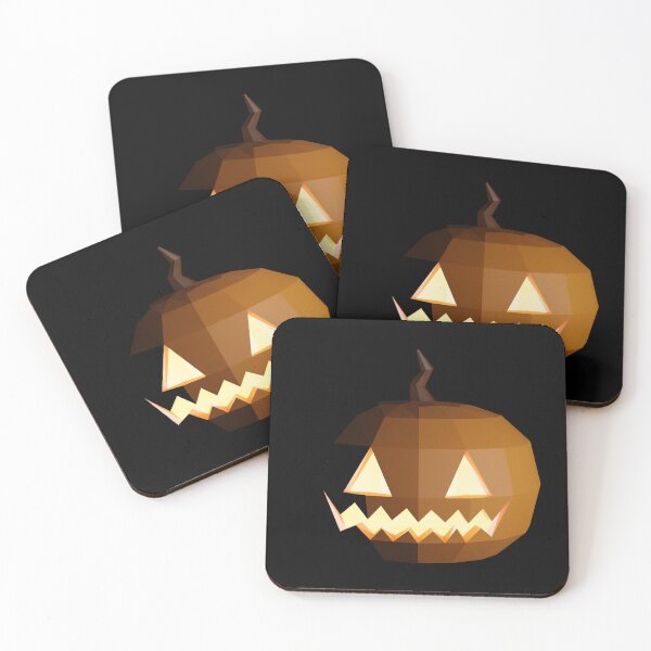 Item preview, Low-Poly Jack-o-Lantern, Halloween Pumpkin designed and sold by psalmforty.