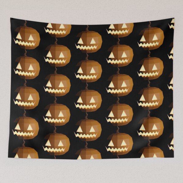 Item preview, Low-Poly Jack-o-Lantern, Halloween Pumpkin designed and sold by psalmforty.