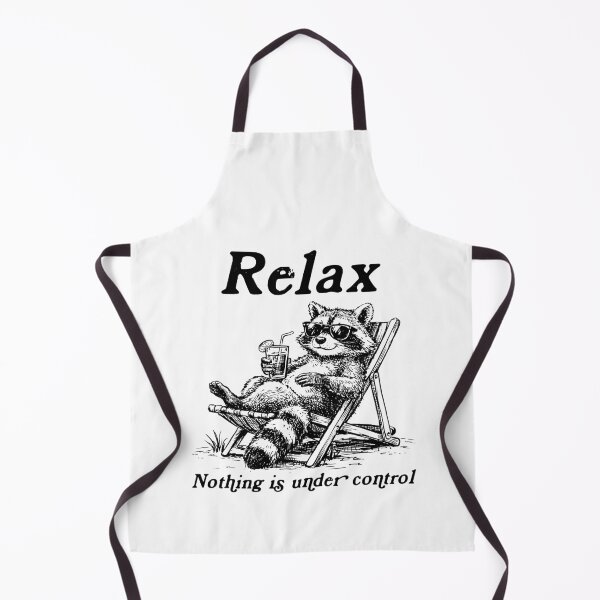 Item preview, Relax Nothing Is Under Control Raccoon Lover designed and sold by studio-ssaam.