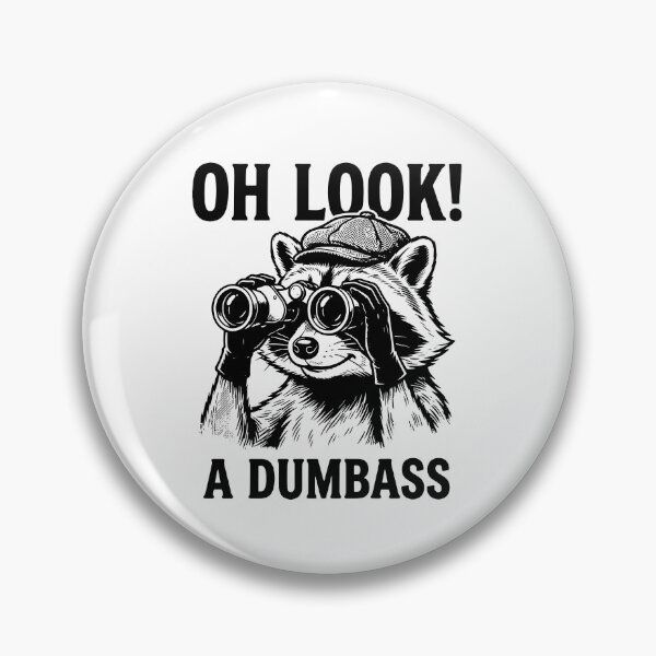 Item preview, ¡Mira, un mapache idiota! designed and sold by kar buncles.
