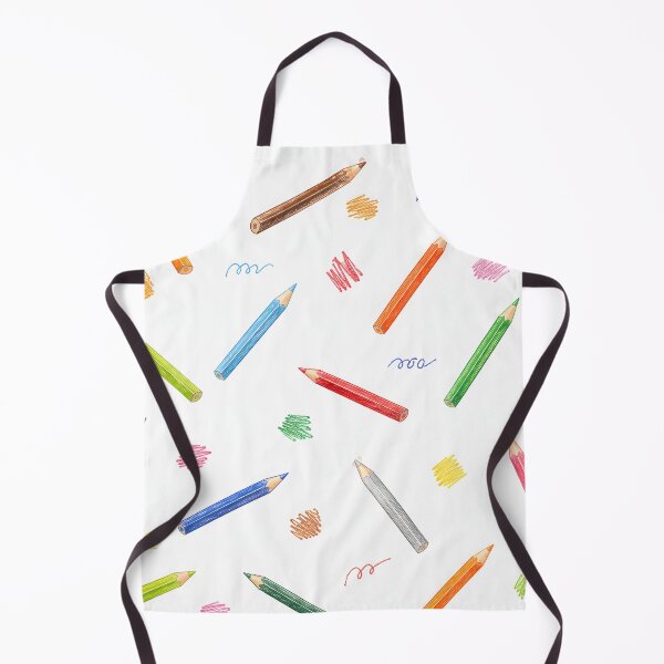 Item preview, Colored Pencils Seamless Pattern Back To School Colored Doodles designed and sold by Kimos Creative Store.