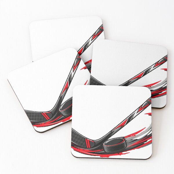 Item preview, Red Ice Hockey Stick & Puck Motion Trail designed and sold by Jaideep Walia.