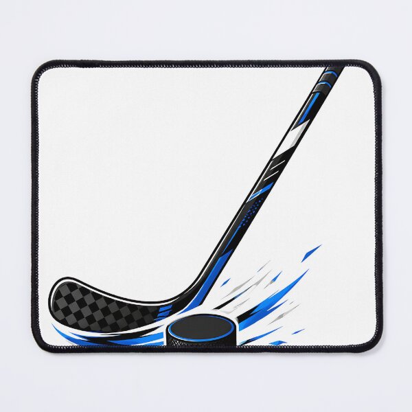 Item preview, Dynamic Blue Ice Hockey Slapshot Graphic designed and sold by Jaideep Walia.