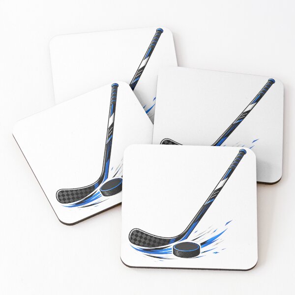 Item preview, Dynamic Blue Ice Hockey Slapshot Graphic designed and sold by Jaideep Walia.