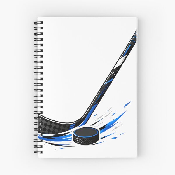 Item preview, Dynamic Blue Ice Hockey Slapshot Graphic designed and sold by Jaideep Walia.