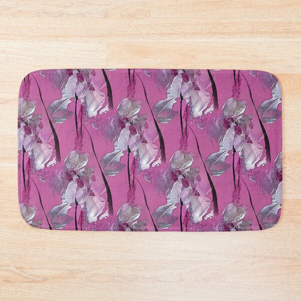 Item preview, Painterly Abstract White Flowers on Pink designed and sold by Artistestella.